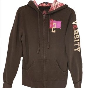 Brown zip up jacket!
